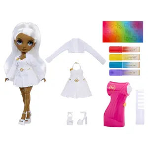 Modes lelle Rainbow High Air Brush & Create Pelēkas acis