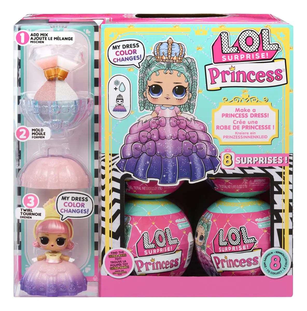 Mini lelle L.O.L. Surprise Princeses Tots Photo 4