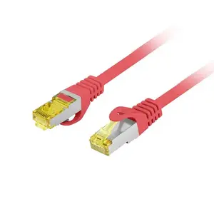 Patchcord LANBERG PCF6A-10CU-0150-R 1.5m S/FTP CU Cat.6a