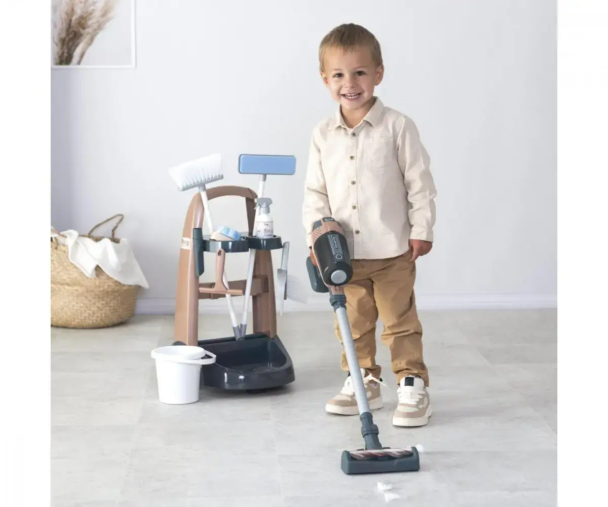 Cleaning Trolley SMOBY 7600330326 with Vacuum Cleaner Photo 5