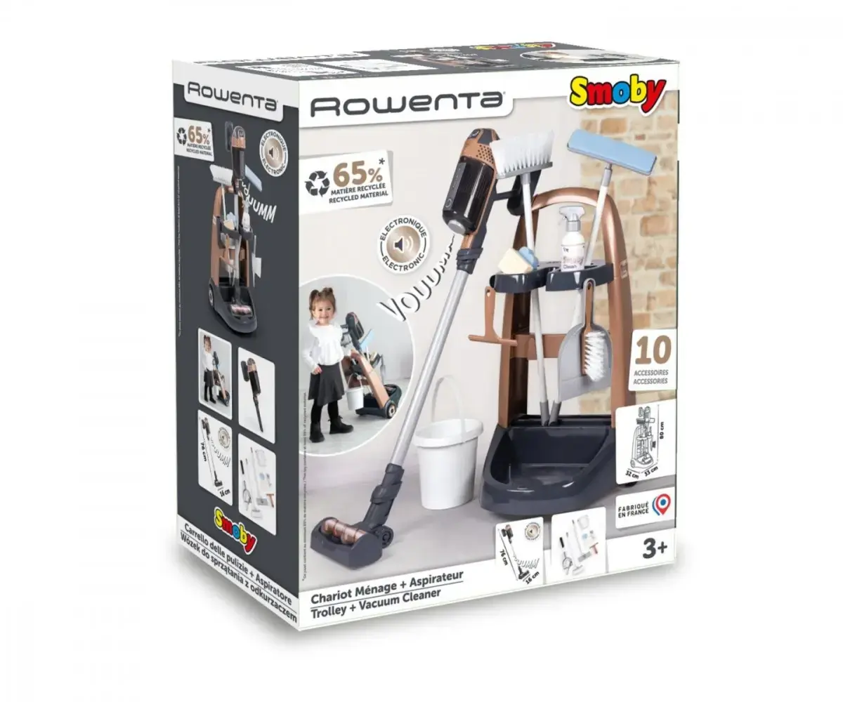 Cleaning Trolley SMOBY 7600330326 with Vacuum Cleaner Photo 7