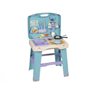 Детская игровая кухня SMOBY Stitch Kitchen 7600311909 с аксессуарами – набор для ролевых игр