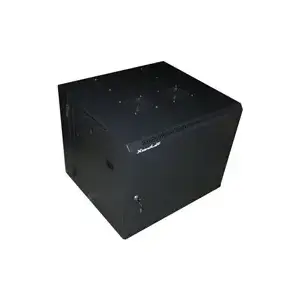 Wall-mounted network cabinet XtendLan WD-9U-65-F-BLACK 9U 600x550 mm, black