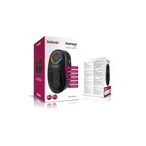 Pārnēsājams mini sildītājs-ventilators Evolveo HotHeat 500W, melns