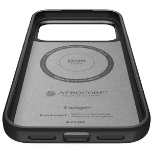Чехол для iPhone Spigen Enzo Aramid T MAG MagSafe для iPhone 17 Pro, чёрный