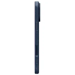 Spigen Liquid Air Case for iPhone 17 Pro — slim protective phone case, navy blue
