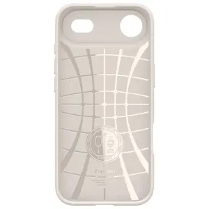 Protective case Spigen Liquid Air for iPhone 17 — natural titanium finish