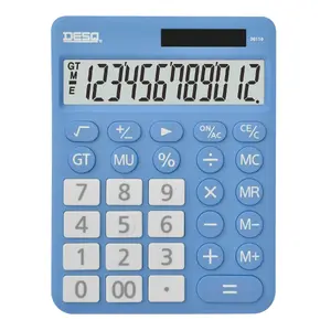 Calculator AVELI model 30110.16, DESQ XL light blue