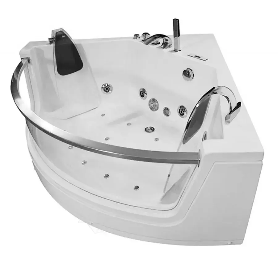 Гидромассажная ванна AMUE AMO-0053 Black 140x140 см Photo 4