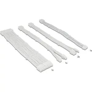 Extension Cable Set DELOCK 84542 — 5-piece sleeved 30 cm