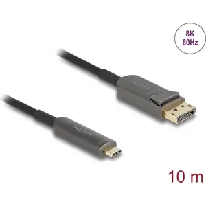 Активный оптический кабель DELOCK USB-C — DisplayPort 10 м (81605)