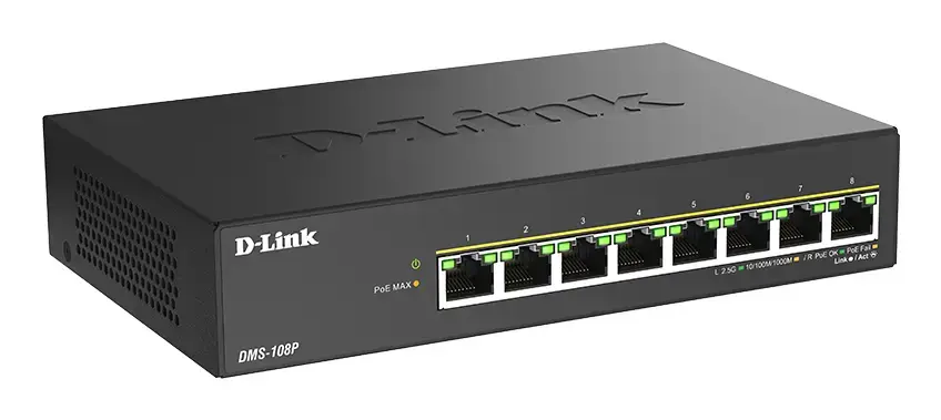 Neadministrēts slēdzis D-Link DMS-108P/E Photo 2