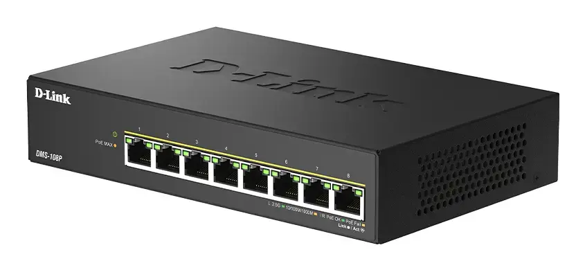 Neadministrēts slēdzis D-Link DMS-108P/E Photo 3