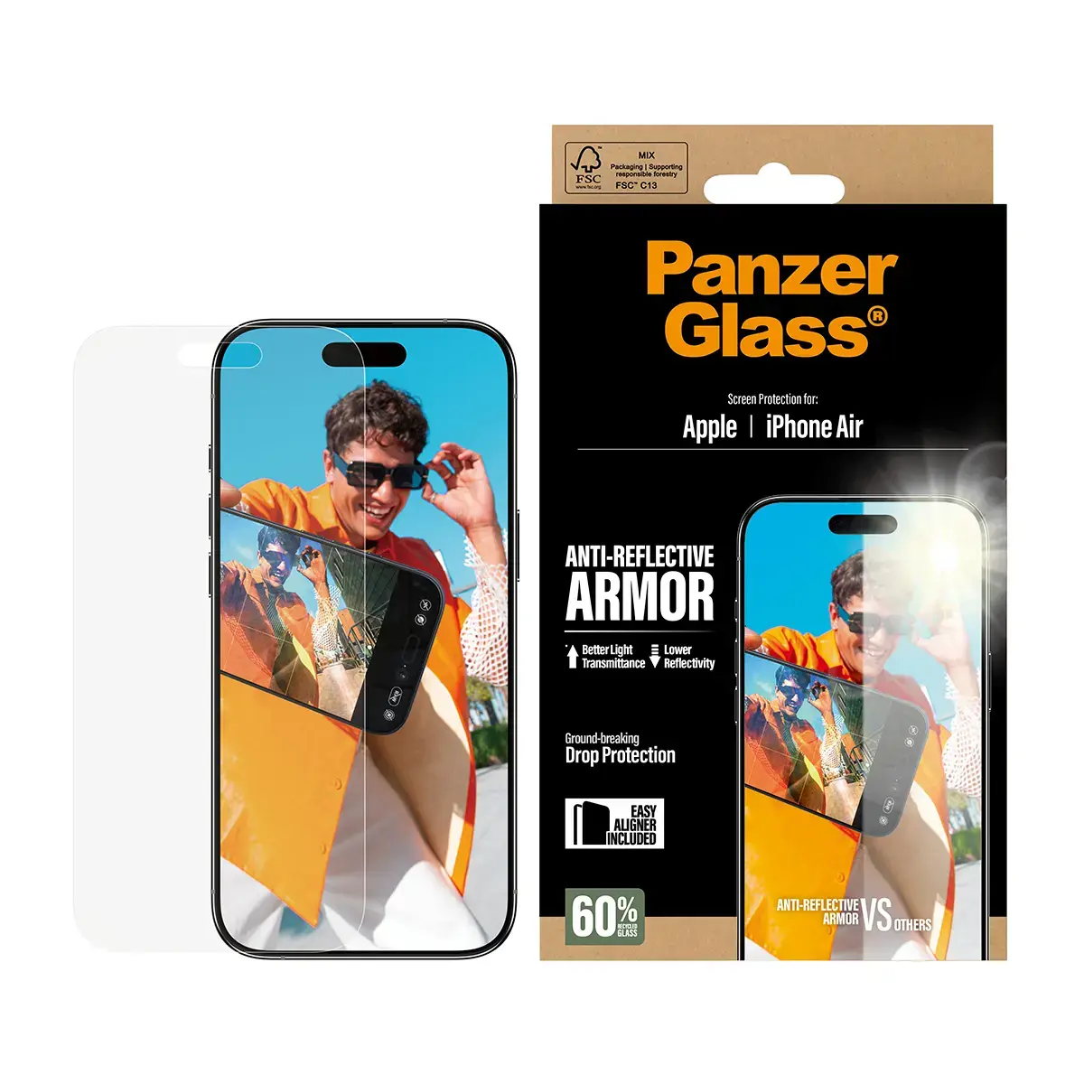 Ekrāna aizsargstikls PanzerGlass iPhone Air Photo 2