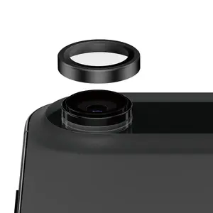 PanzerGlass Hoops Ceramic II Camera Lens Protector iPhone Air Scratch Shock Resistant Black