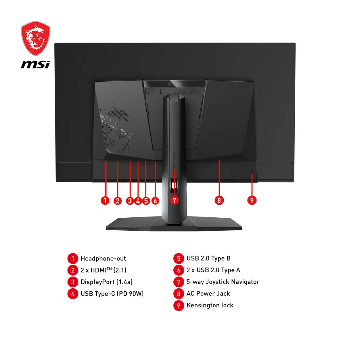 MSI MPG 321URXDE QD-OLED 31,5" 4K monitors Photo 14