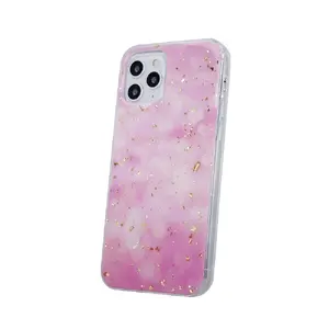 Phone case HQ Gold Glam for Samsung S21 G991 – pink protective cover