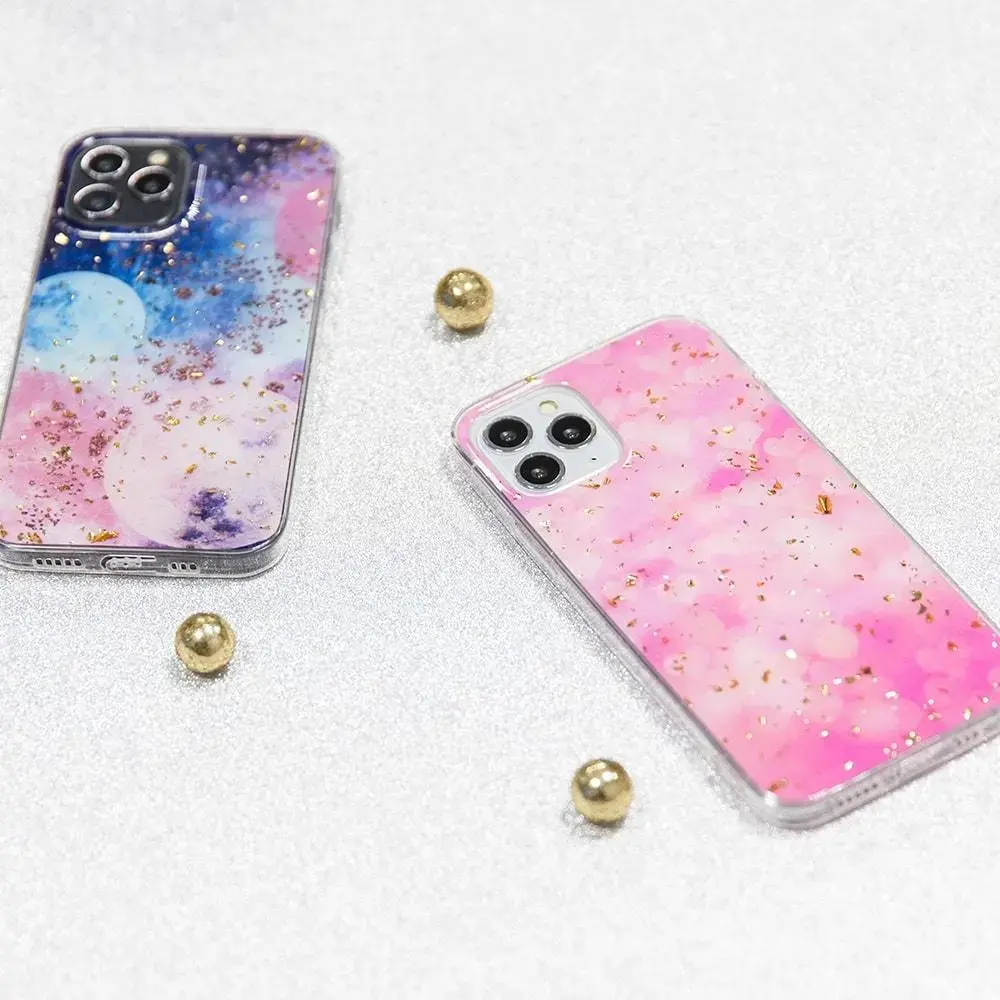 HQ Gold Glam phone case for Samsung S21 G991 Photo 2