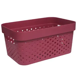Storage basket ArtFlow Deny 25×17×12 cm red