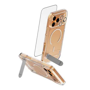 PanzerGlass CARE 3‑in‑1 Feature Kick komplekts iPhone 17 Pro Max — rūdīts stikls, PET, silikons, caurspīdīgs