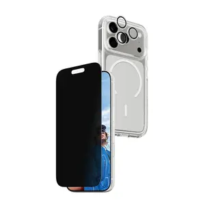 Комплект защиты PanzerGlass CARE 3-в-1 Flagship Privacy для iPhone 17 Pro, защитное стекло, чехол и защита линз