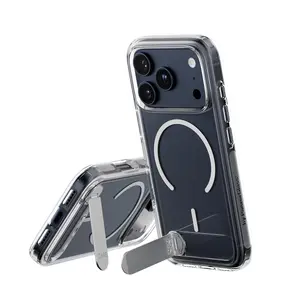 Прозрачный чехол-накладка PanzerGlass CARE с подставкой и MagSafe для Apple iPhone 17 Pro из термопластичного полиуретана