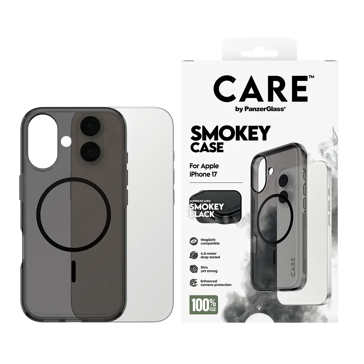Vāks PanzerGlass CARE by Flagship Case Urban Explorer Smokey iPhone 17 Photo 2