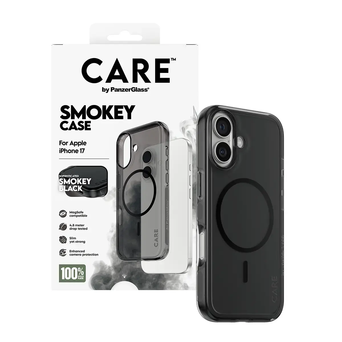 Vāks PanzerGlass CARE by Flagship Case Urban Explorer Smokey iPhone 17 Photo 5
