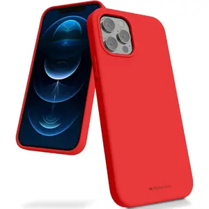 Aizmugures maciņš Mercury priekš Samsung Galaxy S21 5G — Soft Jelly sarkans
