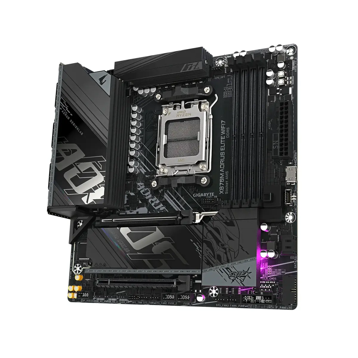 Материнская плата GIGABYTE X870M AORUS ELITE WIFI7 Photo 3