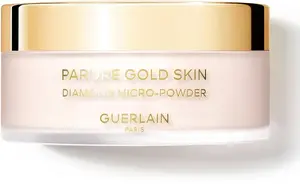 Guerlain Parure Gold mikro pūderis — finiša pūderis sejas tonim, kompakts/berams