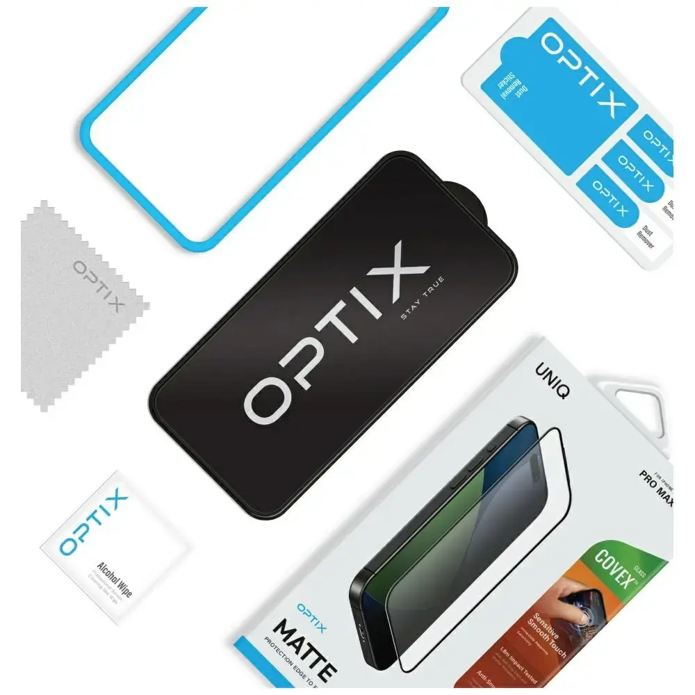 Закалённое стекло Uniq Optix для iPhone 17 Pro Max Photo 4