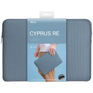 Laptop sleeve Uniq Cyprus Ridge Edition 16 inch waterproof neoprene blue