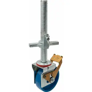 Krause 1052593 augstumā regulējams sastatņu ritenis 150mm