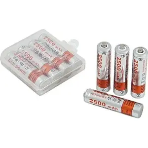 Rechargeable AAA NiMH batteries No name BC53 2500 mAh — pack of 4