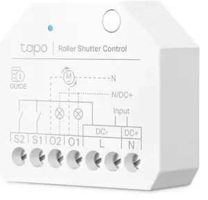 TP-Link Tapo S112 Žalūziju un slēģu izpildmehānisms balts Wi-Fi 2.4 GHz maiņstrāva 100-250V 150W