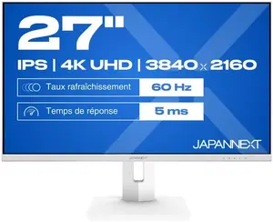Monitors JAPANNEXT JN-IPS270UHD60F-C65W-HSP-W 27" IPS UHD, enerģijas klase E