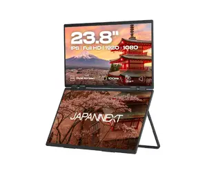 JAPANNEXT JN-DMD-IPS238F-C4 Datora Monitors 60.5 cm 23.8 Collas Full HD IPS LCD 1920 x 1080 Pikseļi Melns