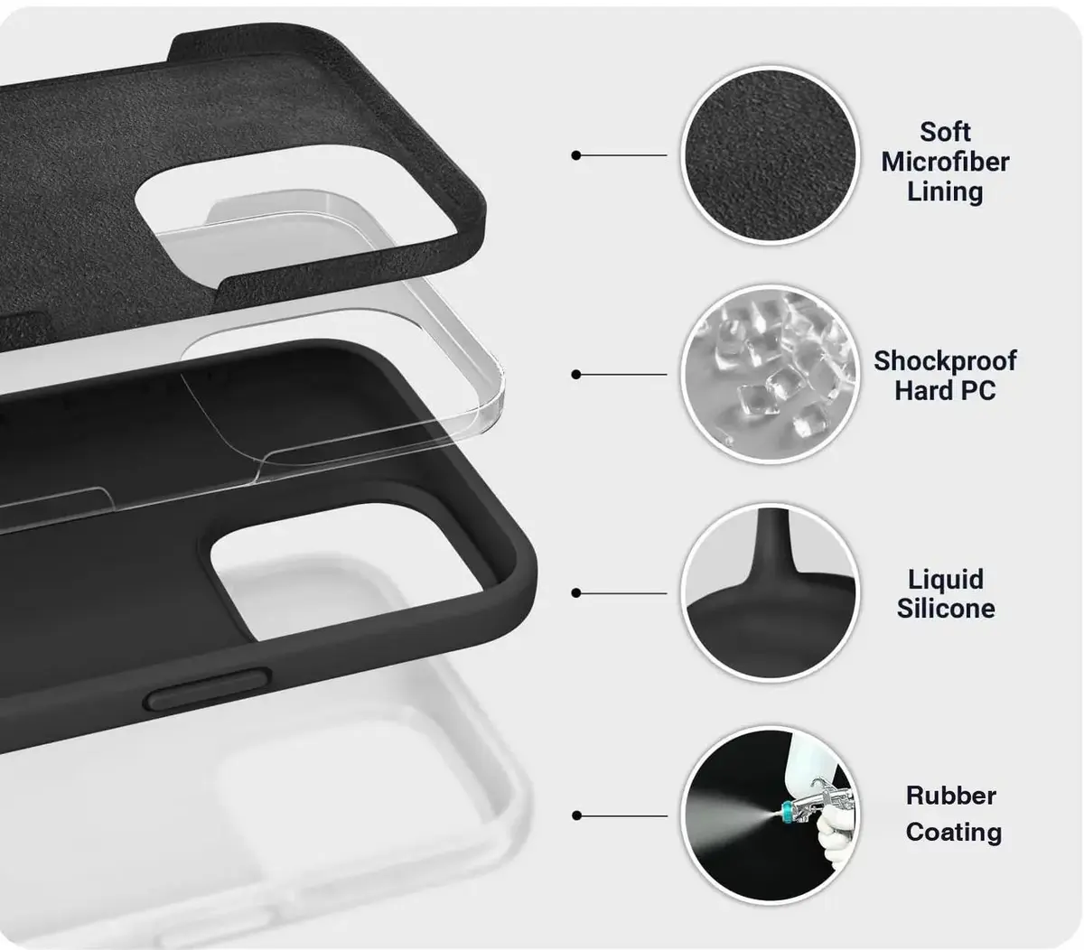 Cover eSTUFF ES67150058 for iPhone 17 Pro Max Photo 8