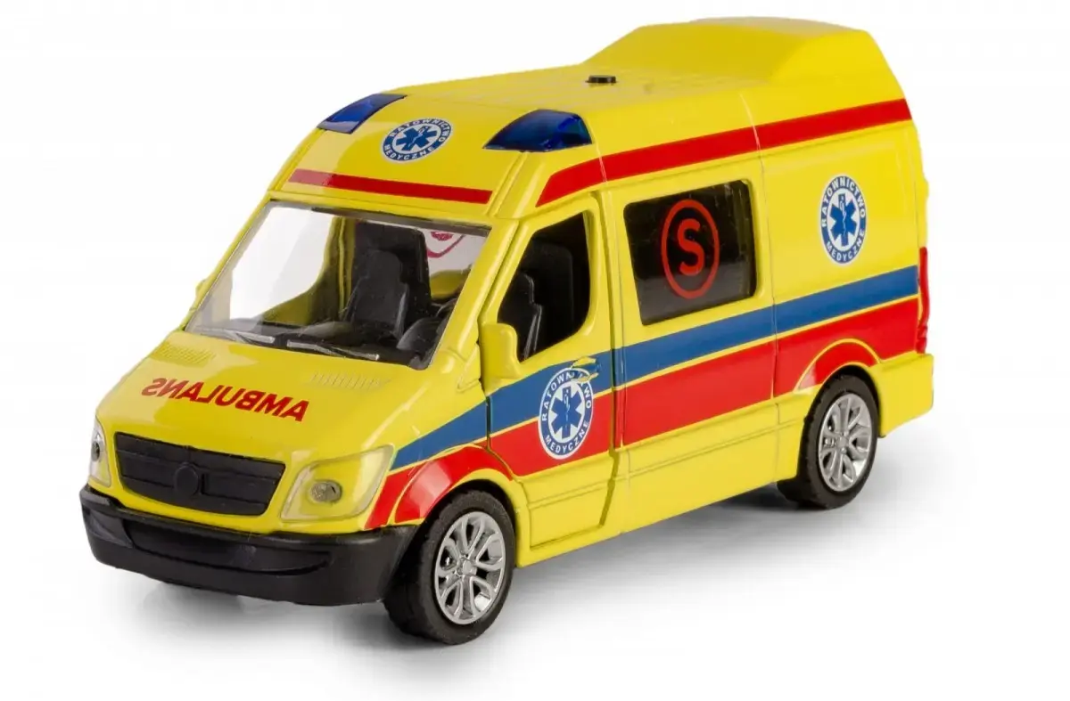 Daffi спасательный автомобиль B-433 — игрушка-скорая Photo 2