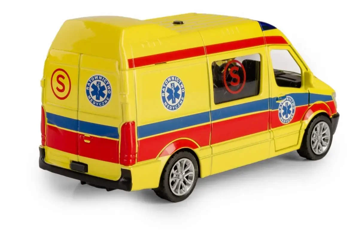Daffi спасательный автомобиль B-433 — игрушка-скорая Photo 4
