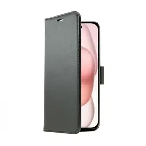 Phone case SCREENOR Vikbart Eco-Leather TPU Black — protective smartphone cover, foldable stand