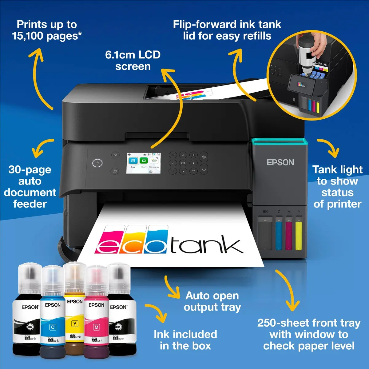 Epson EcoTank L6370 daudzfunkciju printeris Photo 7