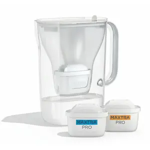 Ūdens filtrs krūze Brita Style Essential 2.4L Caurspīdīgs Balts