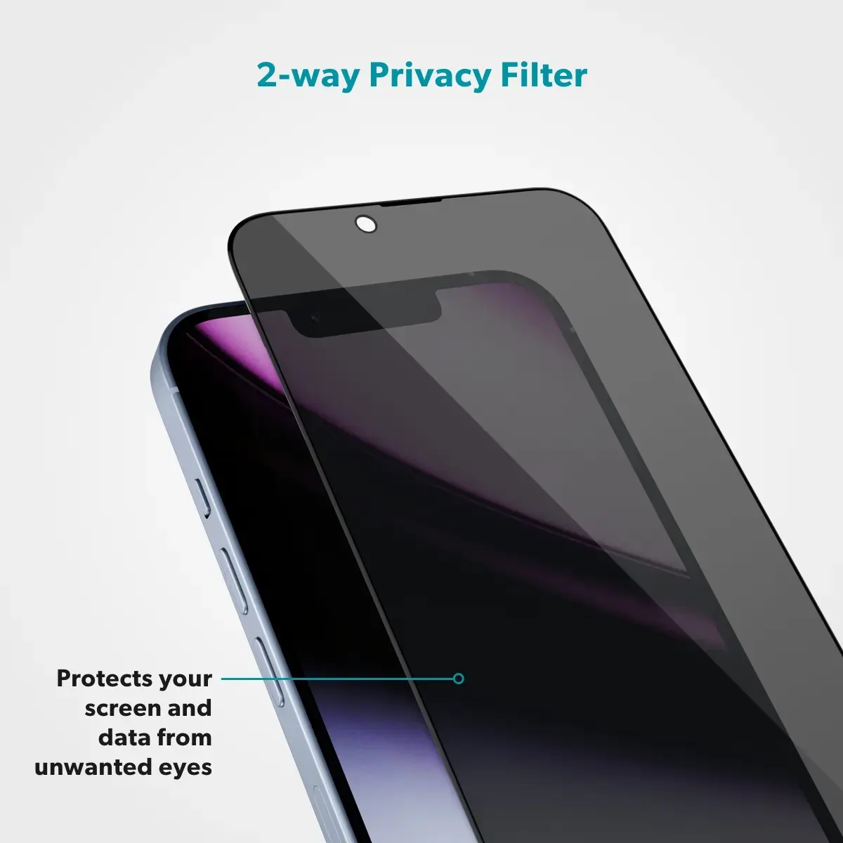 Epico Privacy Glass 3D Ultra-wide Fit для iPhone 17 Pro Max Photo 3