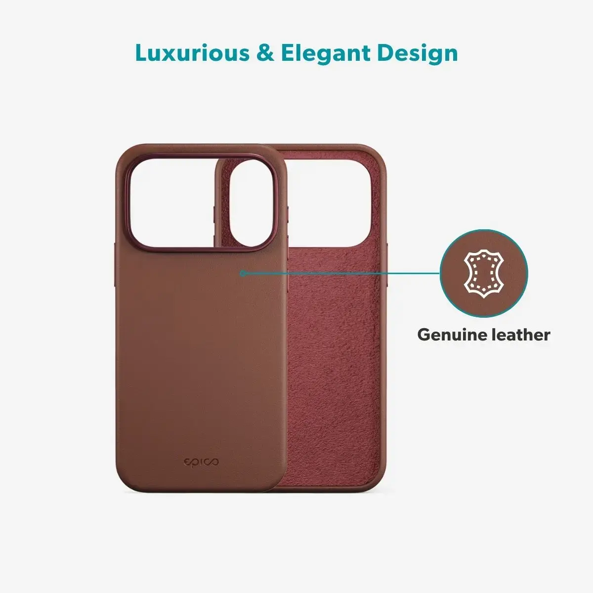 Epico Mag+ Leather Case iPhone 17 Pro Photo 5