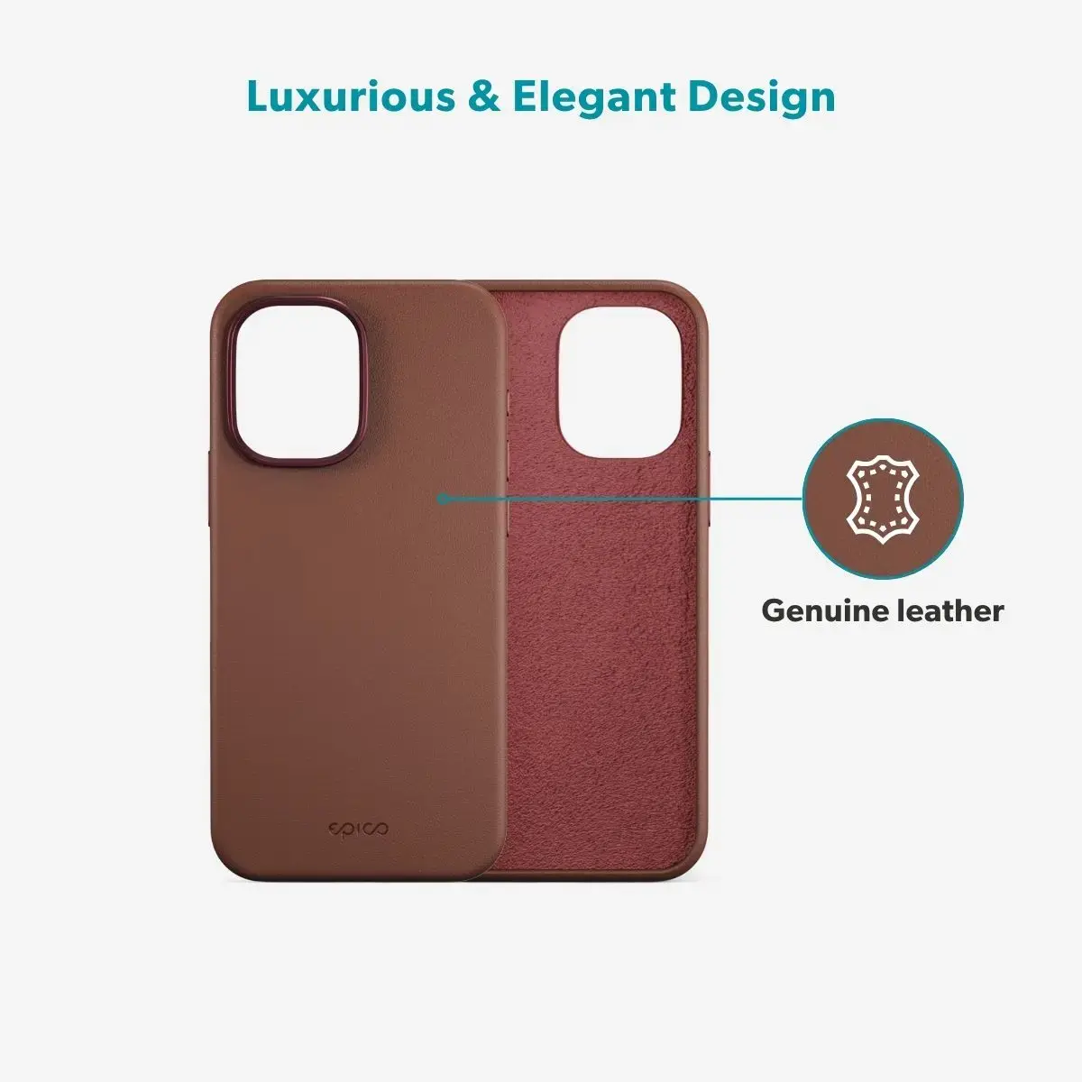 Epico Mag+ Leather Case iPhone 17 Photo 4