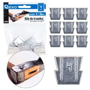 Metal Wedge for Fence/Timber 4 mm 10 pcs GEKO G72217