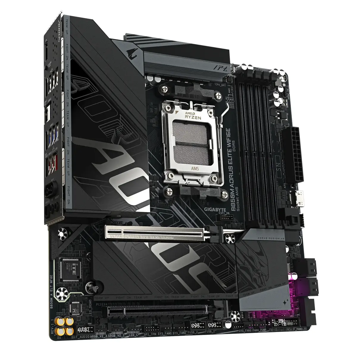 Mātesplate GIGABYTE B850M AORUS ELITE WIFI6E Photo 4