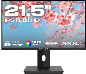 Monitors JAPANNEXT JN-I215FLFHSP-C65W 21.5" FHD HDMI USB-C Energoefektivitātes klase E